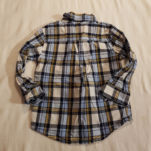 Gymboree boys size 3T button up plaid shirt - Picture 2 of 4